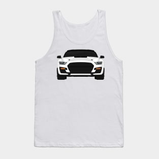 Shelby GT500 2020 Oxford-White + Black roof Tank Top